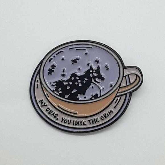 3/20 Harry Potter Grim Teacup Enamel Pin - Picture 1 of 1